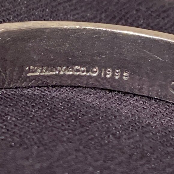 TIFFANY & CO. Atlas Roman Numeral Sterling Silver Cuff Bracelet 1995 - Picture 4 of 10